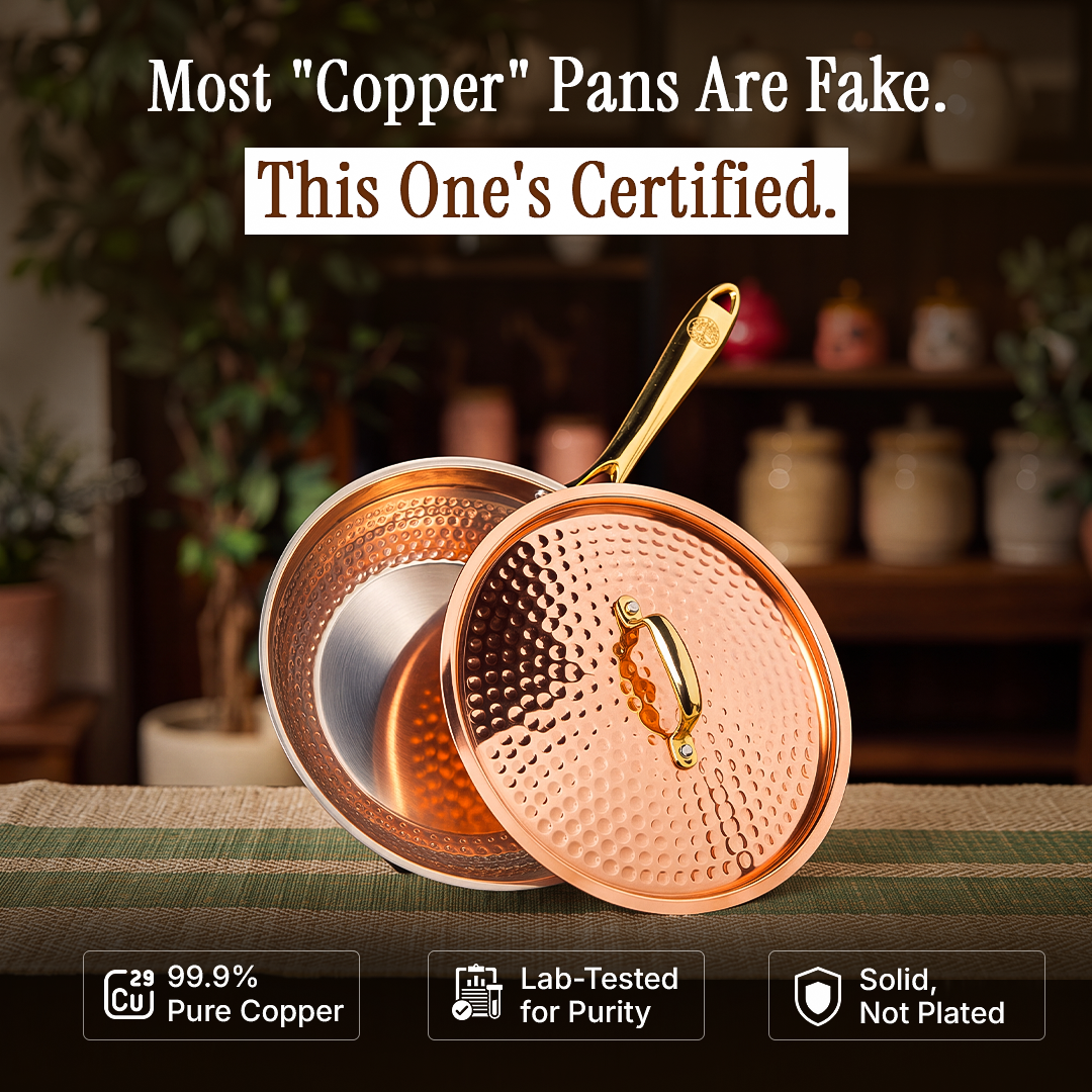 Certified® Pure Copper Nutri Pan Pro 2.0