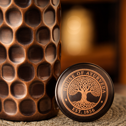 Special Edition Antique Black Diamond-Cut Copper Water Bottle | Vintage Heritage Collection TAMRA EST1956